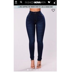 Fashion Nova high waist skinny jeans